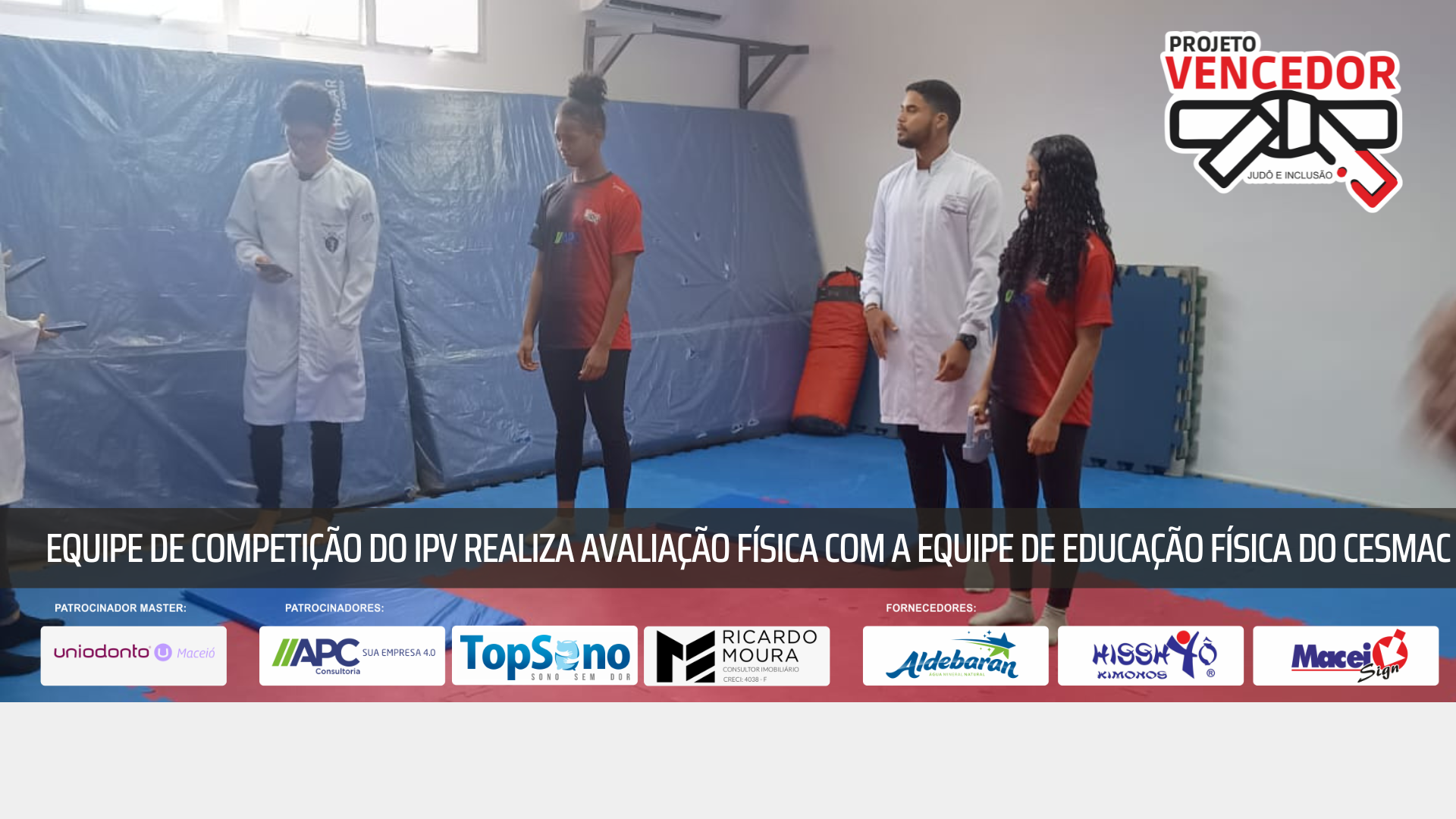 Atletas do IPV realizam avaliação física com a equipe do CESMAC